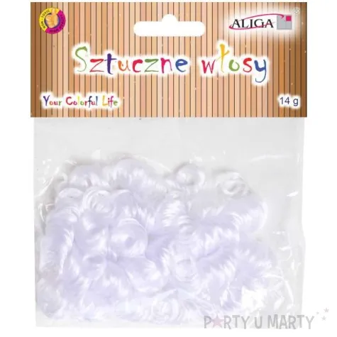 sztuczne wlosy classic biale aliga 14 g