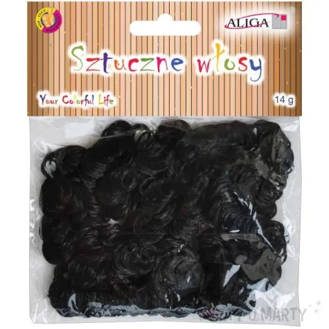sztuczne wlosy classic czarne aliga 14 g