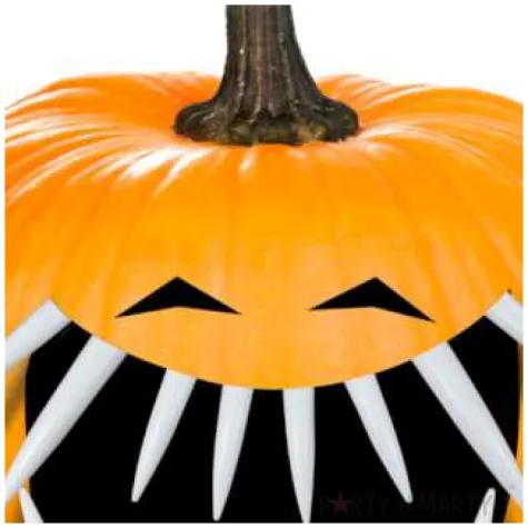 sztuczne zeby halloweenowe kly do dyni arpex 18 szt
