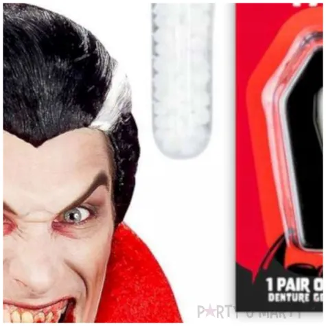 sztuczne zeby kly wampira 15 mm partypal