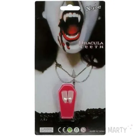 sztuczne zeby kly wampira party tino