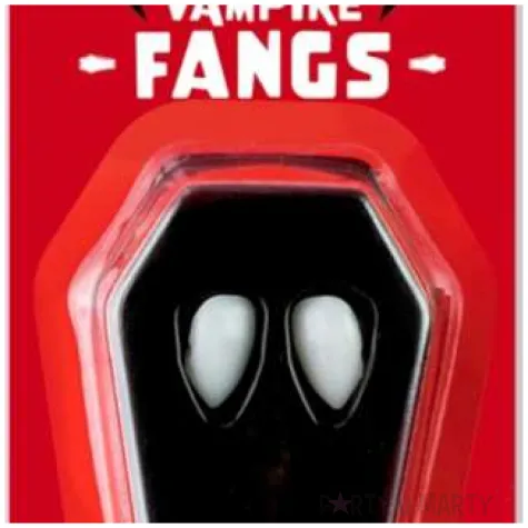 sztuczne zeby kly wampira partypal 13 mm