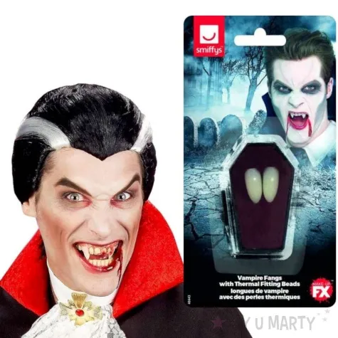 sztuczne zeby kly wampira termoplastyczne guirca