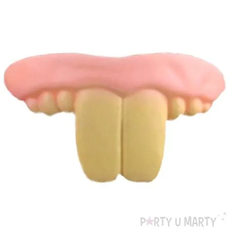 sztuczne zeby krolicze zolte jedynki wzor 17