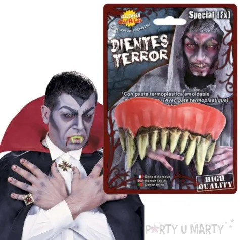 sztuczne zeby potwor termoplastyczne guirca