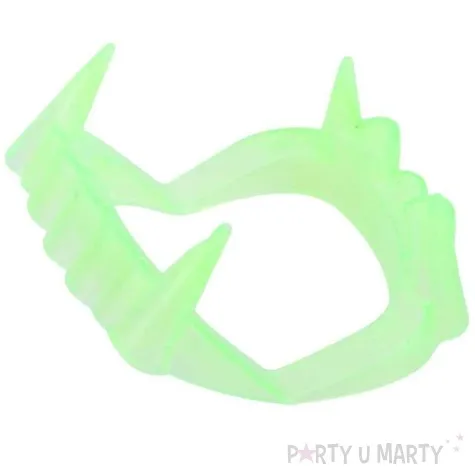 sztuczne zeby wampir classic swiecace amscan