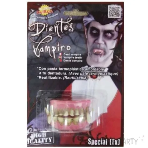 sztuczne zeby wampir stary termoplastyczne guirca