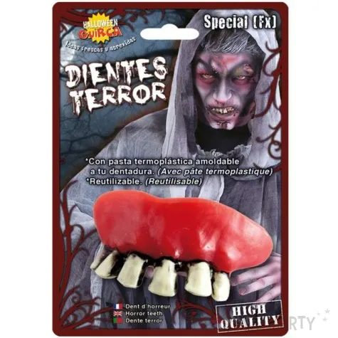 sztuczne zeby zombie termoplastyczne guirca