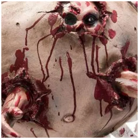 sztuczny brzuch rana demoniczna ciaza carnival toys