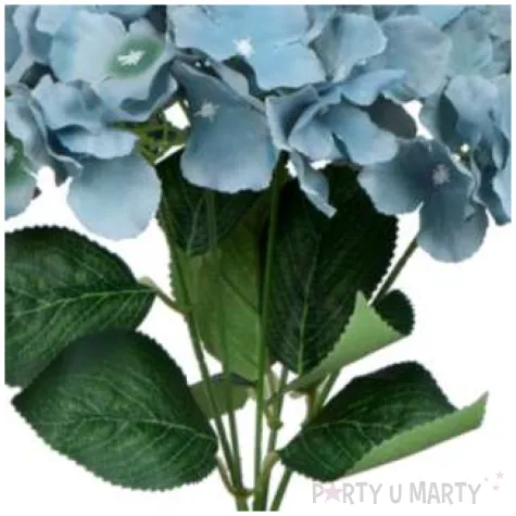 sztuczny kwiat bukiet hortensja niebieska bomm 45 cm