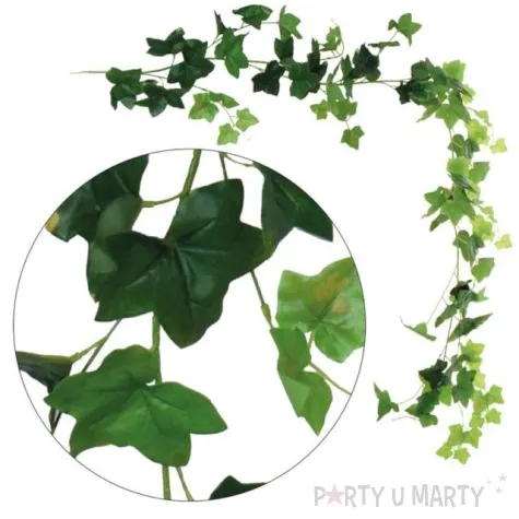 sztuczny kwiat girlanda bluszcz sagittifolia bomm 167 cm