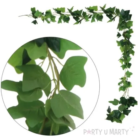 sztuczny kwiat girlanda bluszcz sagittifolia bomm 200 cm