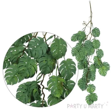 sztuczny kwiat zwis monstera deliciosa bomm 105 cm