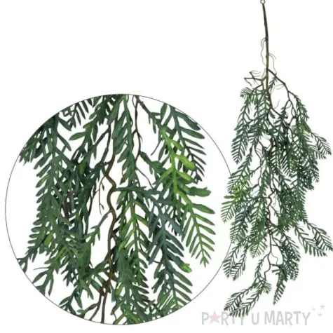 sztuczny kwiat zwis paproc gladka bomm 105 cm