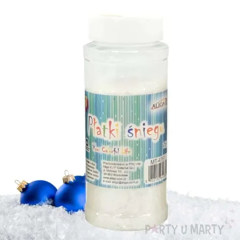 sztuczny snieg platki solniczka aliga 70 g