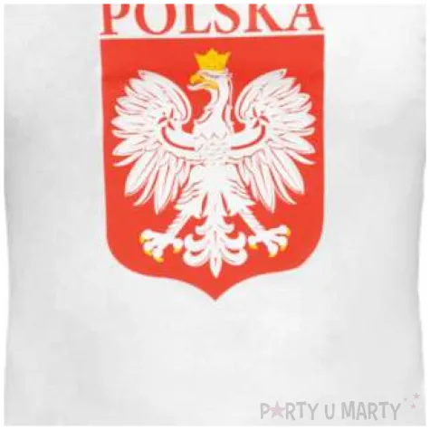 t shirt z nadrukiem polska orzel bialy biala arpex m