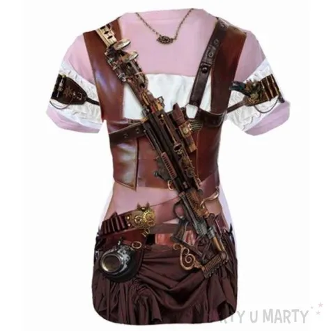 t shirt z nadrukiem steampunk lady rozm m