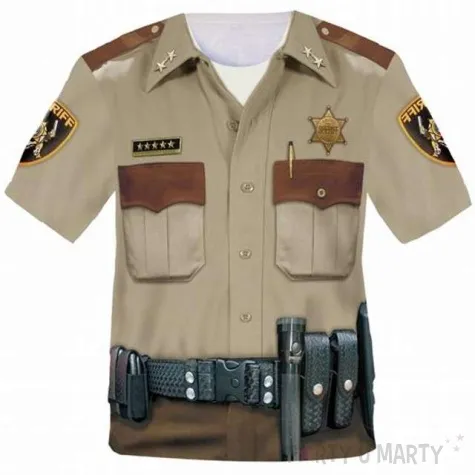 t shirt z nadrukiem szeryf rozm m