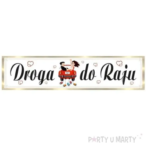 tablica rejestracyjna droga do raju