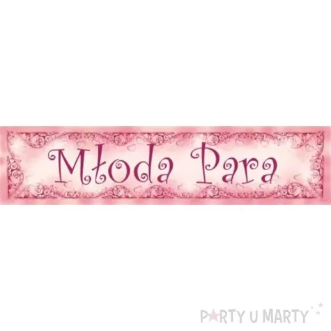 tablica rejestracyjna mloda para rozowa