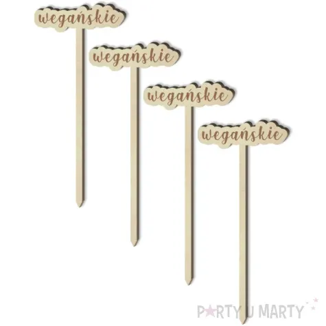 tabliczka candy bar weganskie drewniana 13 cm 4 szt