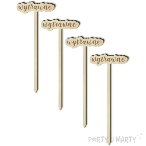 tabliczka candy bar wytrawne drewniana 13 cm 4 szt