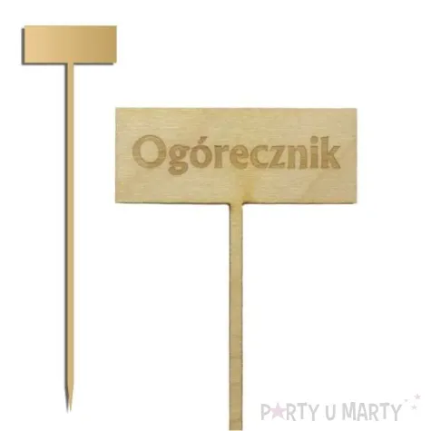 tabliczka drewniana ogorecznik 50x210 mm