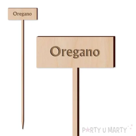 tabliczka drewniana oregano 50x210 mm