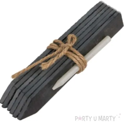 tabliczki kamienne oznaczanie roslin czarne kemis 6 szt