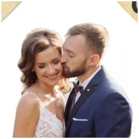 tabliczki na oczepiny serca ona on ja naturalne drewno 2 szt