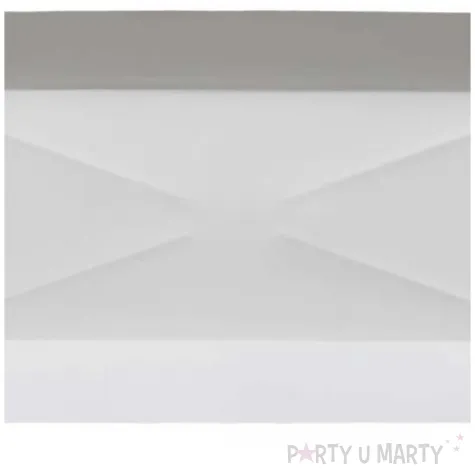 tacka papierowa prostokatna bialy abc pak 14 x 25 cm 100 szt