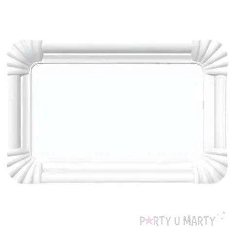 tacka papierowa prostokatna bialy maki 13 x 20 cm 100 szt