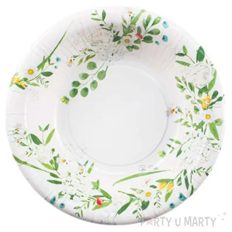 talerze glebokie garden party givi italia 24 cm 8 szt