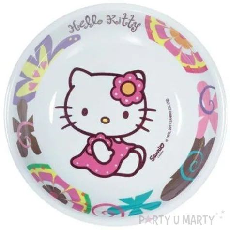 talerzyk z melaminy hello kitty bamboo godan 19 5 cm