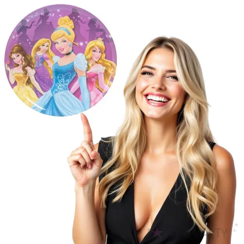 talerzyk z melaminy principesse godan 24 cm