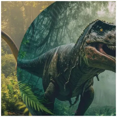 talerzyki dinozaury congee 18 cm 6 szt