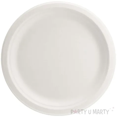 talerzyki ekologiczne bio trzcina cukrowa partydeco 22 5 cm 6 szt