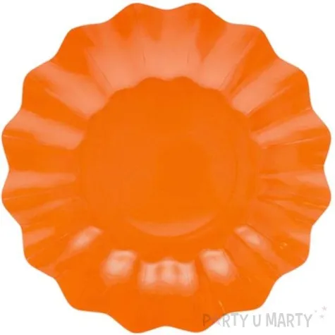 talerzyki glebokie falowane pomaranczowe givi italia 24 cm 8 szt