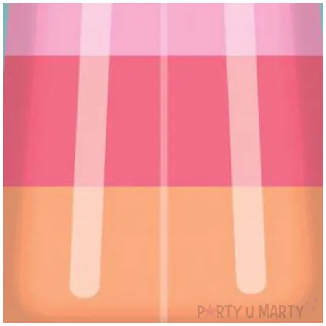 talerzyki just chillin lody amscan 17 7 cm 8 szt