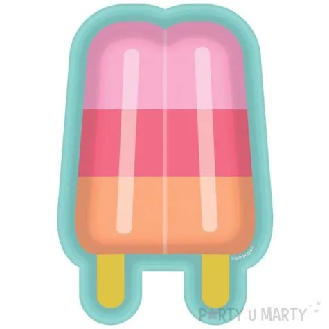 talerzyki just chillin lody amscan 17 7 cm 8 szt