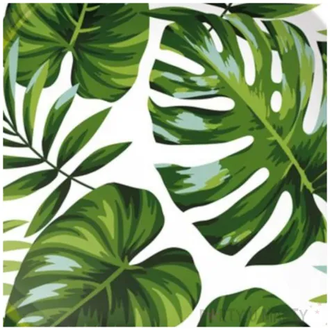 talerzyki liscie palmy guirca 23 cm 6 szt