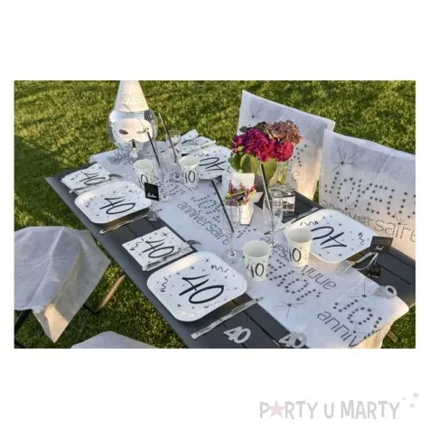 talerzyki papierowe 40 white santex 23 cm 10 szt