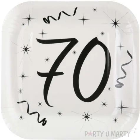 talerzyki papierowe 70 white santex 23 cm 10 szt