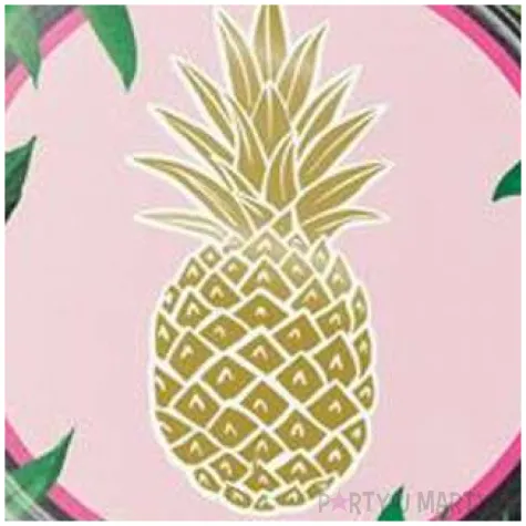 talerzyki papierowe ananas godan 25 4 cm 8 szt