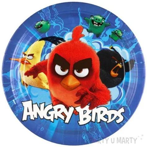 talerzyki papierowe angry birds movie 22 8 cm 8 szt