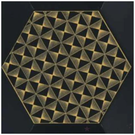 talerzyki papierowe art deco z lamowka czarne santex 23 cm 10 szt