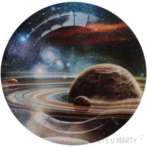talerzyki papierowe astronauci santex 23 cm 10 szt