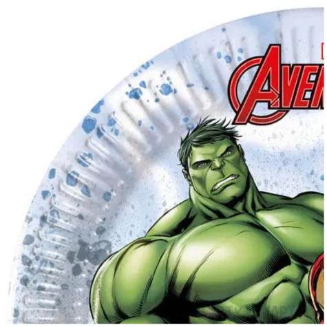talerzyki papierowe avengers infinity stone procos 20 cm 8 szt