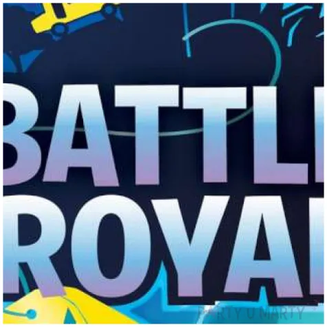 talerzyki papierowe battle royale amscan 23 cm 8 szt