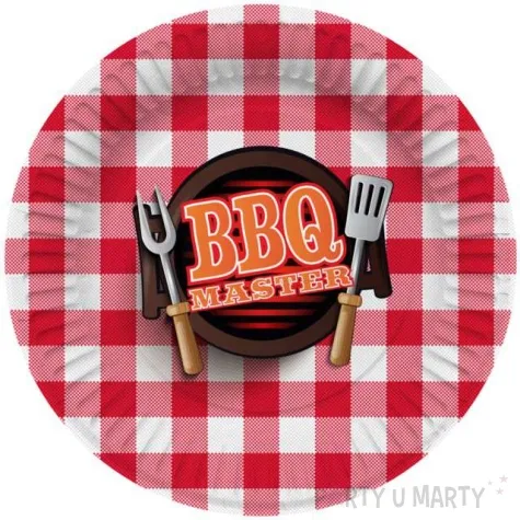 talerzyki papierowe bbq master folat 27 cm 8 szt